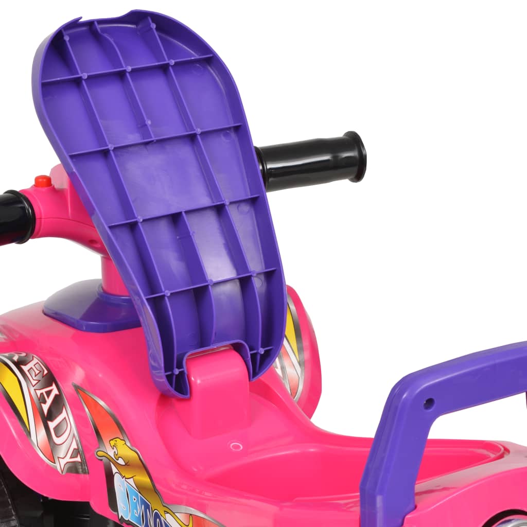 Loopquad met licht en geluid roze en paars is nu te koop bij PeponiXL, paradijselijk wonen!