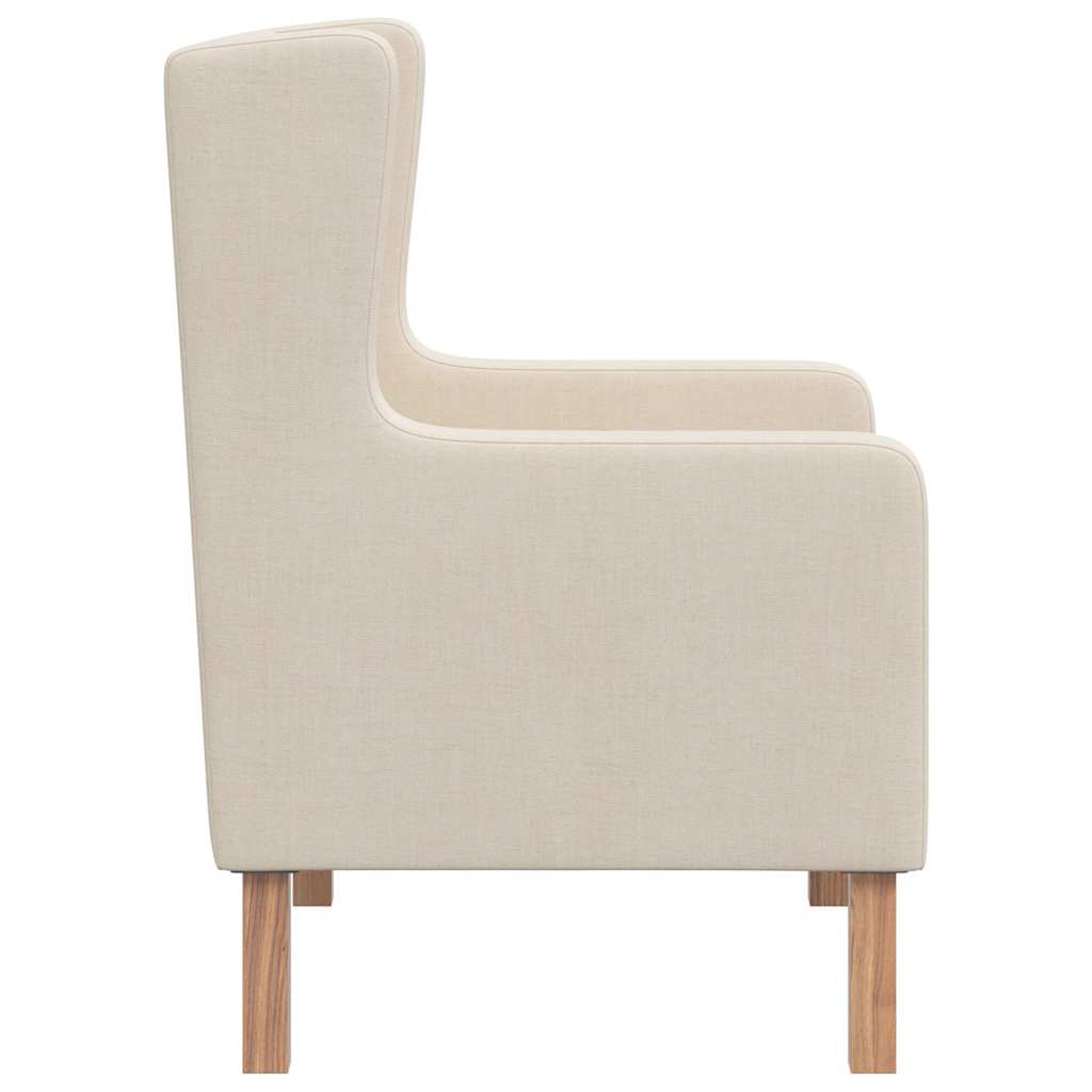 Fauteuil stof crèmewit is nu te koop bij PeponiXL, paradijselijk wonen!