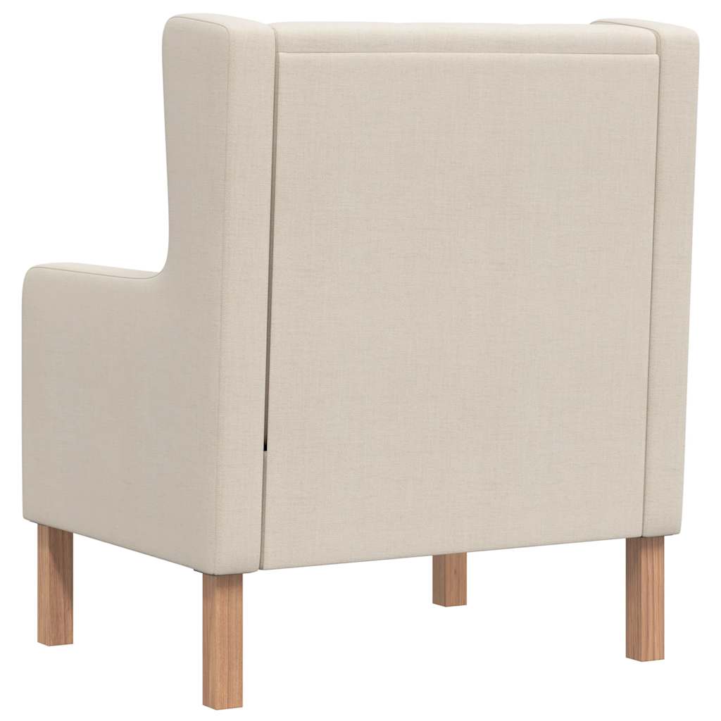 Fauteuil stof crèmewit is nu te koop bij PeponiXL, paradijselijk wonen!