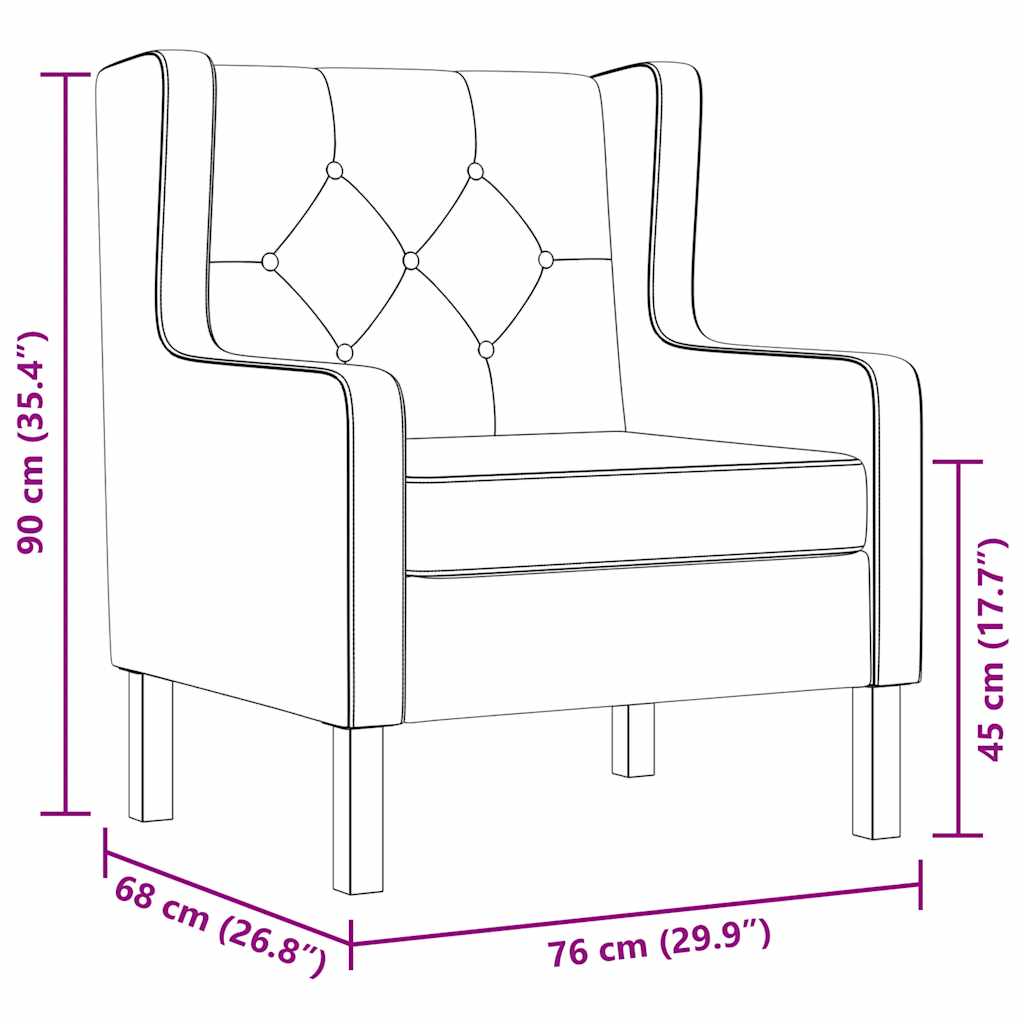 Fauteuil stof grijs is nu te koop bij PeponiXL, paradijselijk wonen!