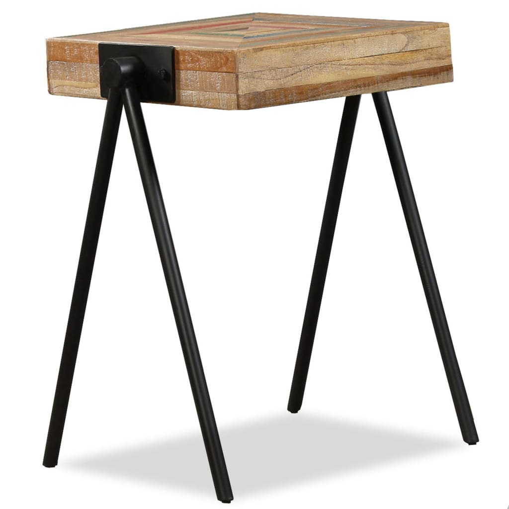 Bijzettafel massief hergebruikt teakhout is nu te koop bij PeponiXL, paradijselijk wonen!