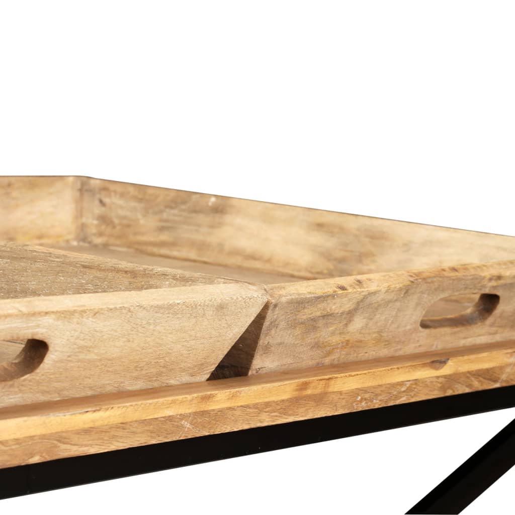 Salontafel 110x55x42 cm massief mangohout is nu te koop bij PeponiXL, paradijselijk wonen!