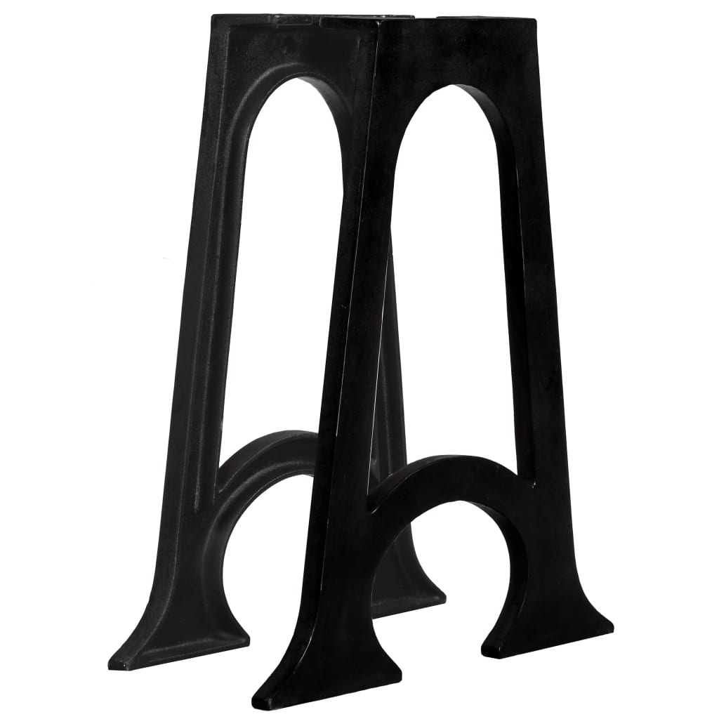 Eettafelpoten met gewelfde onderkant 2 st A-frame gietijzer is nu te koop bij PeponiXL, paradijselijk wonen!