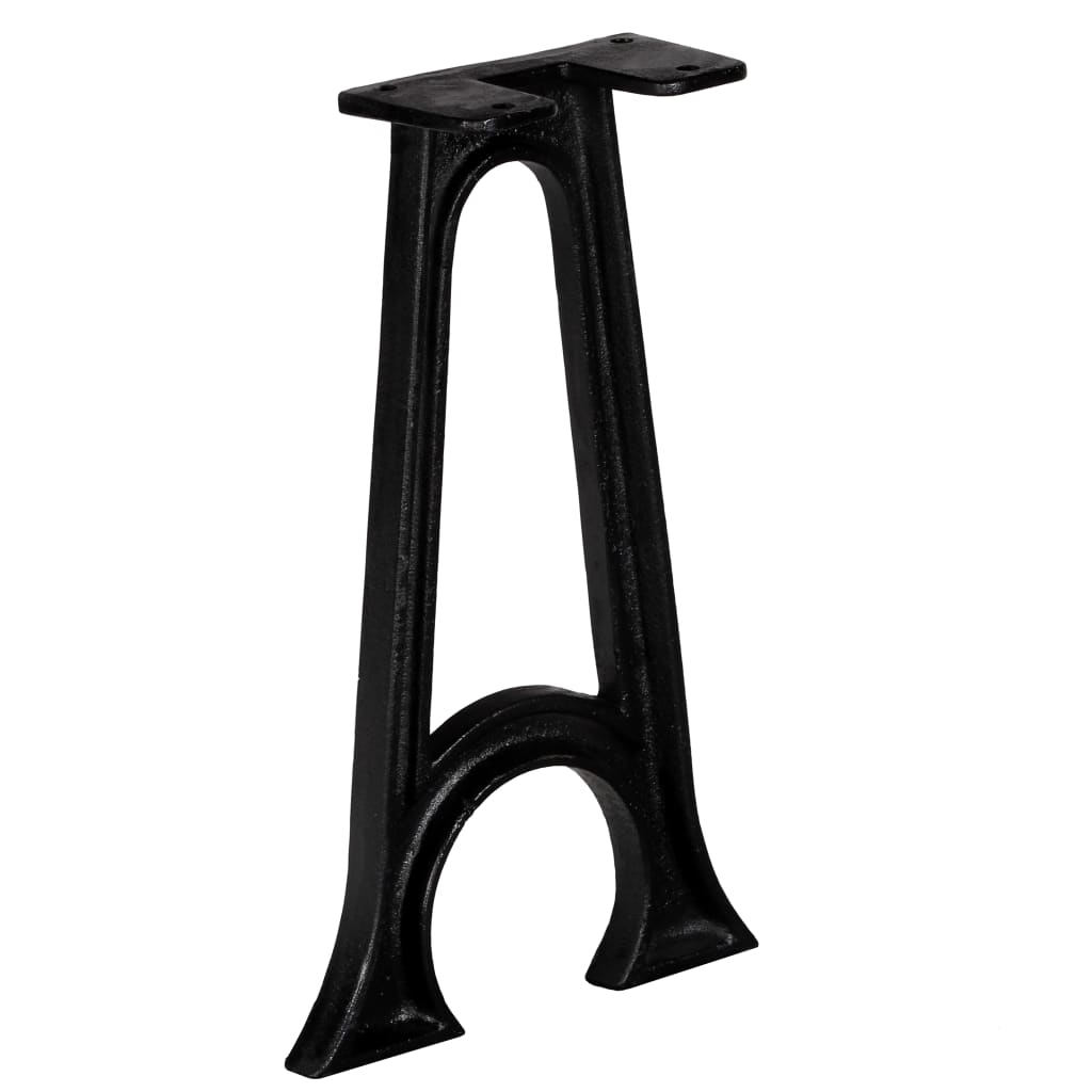 Bankpoten met gewelfde onderkant 2 st A-frame gietijzer is nu te koop bij PeponiXL, paradijselijk wonen!