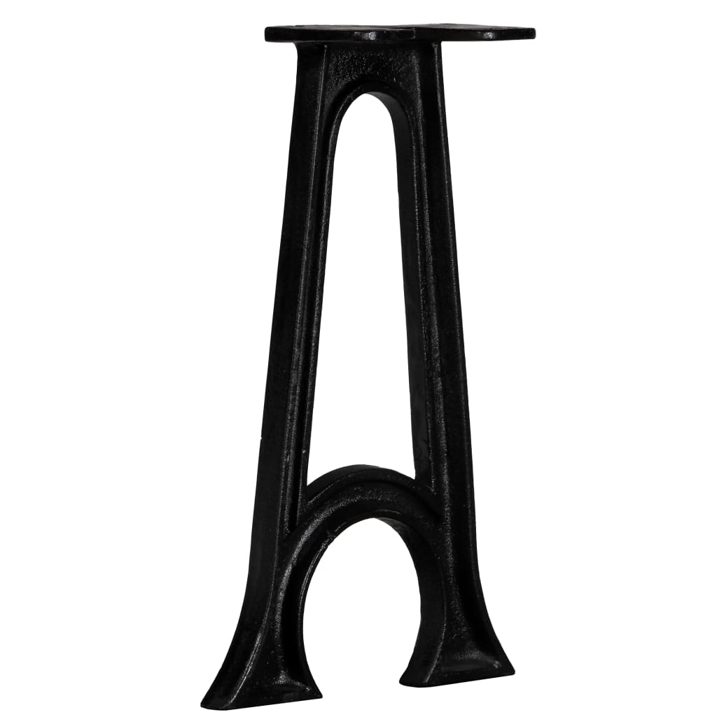 Bankpoten met gewelfde onderkant 2 st A-frame gietijzer is nu te koop bij PeponiXL, paradijselijk wonen!