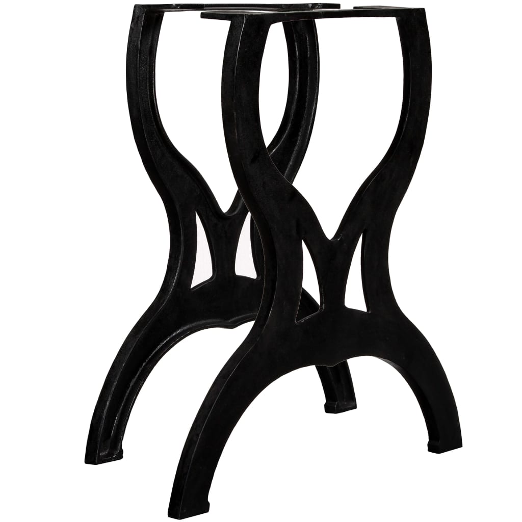 Eettafelpoten 2 st X-frame gietijzer is nu te koop bij PeponiXL, paradijselijk wonen!