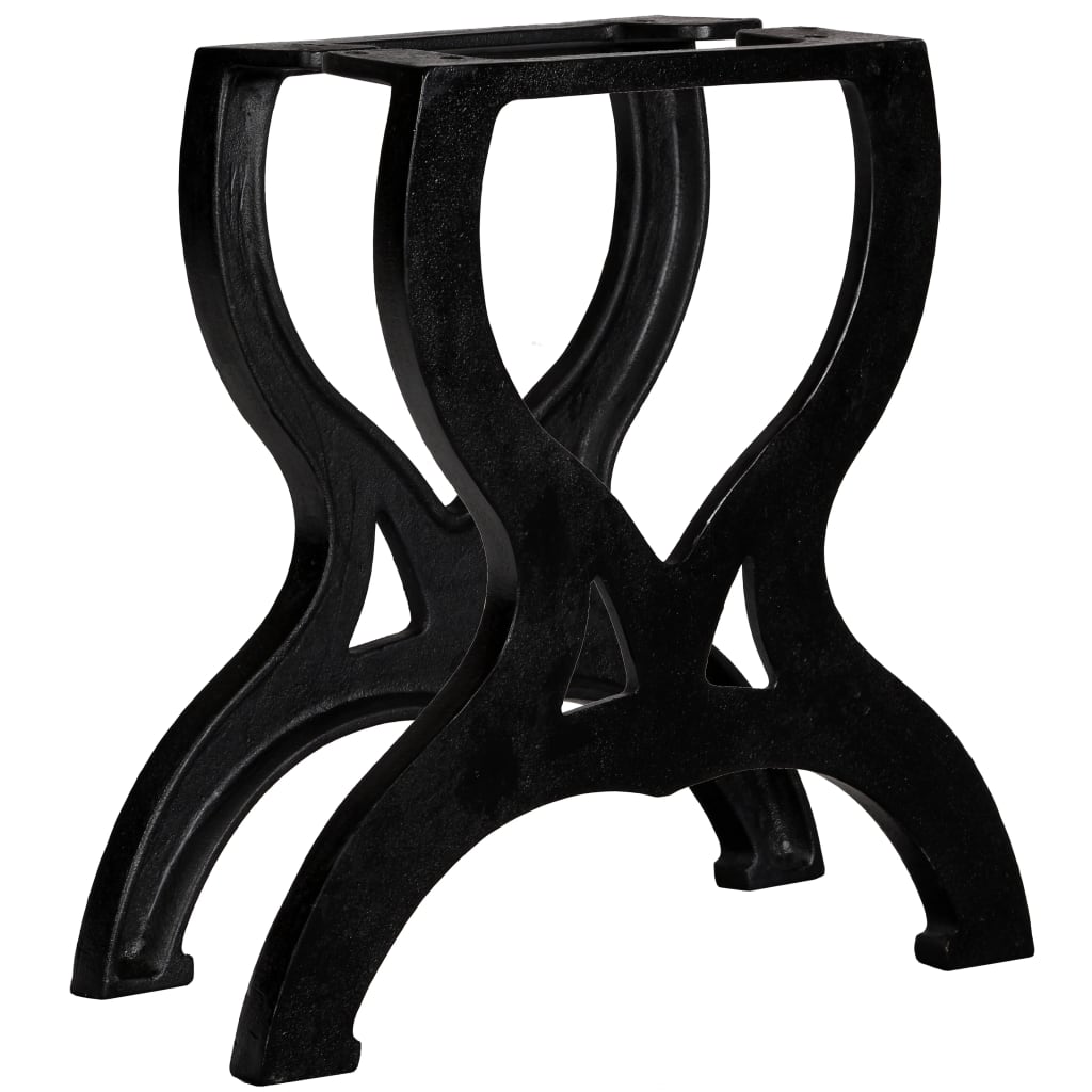Salontafelpoten 2 st X-frame gietijzer is nu te koop bij PeponiXL, paradijselijk wonen!