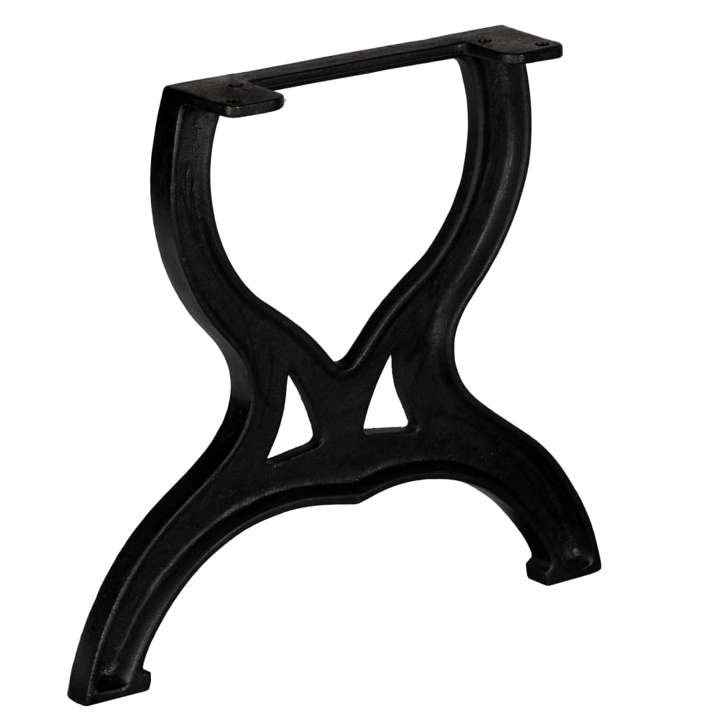 Salontafelpoten 2 st X-frame gietijzer is nu te koop bij PeponiXL, paradijselijk wonen!