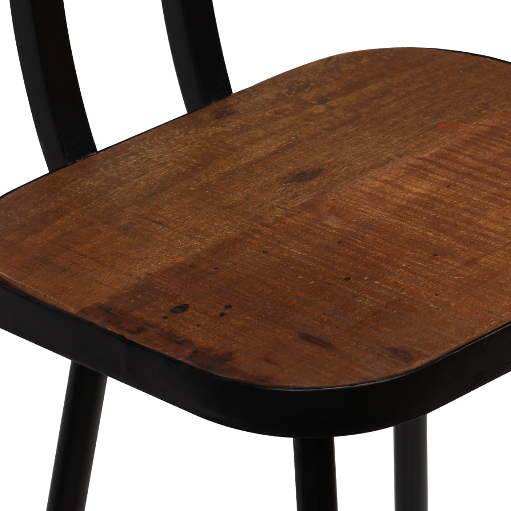 Barkrukken 4 st massief gerecycled hout is nu te koop bij PeponiXL, paradijselijk wonen!