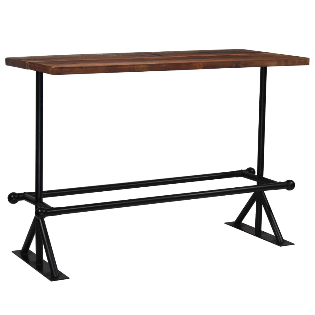 7-delige Barset massief gerecycled hout is nu te koop bij PeponiXL, paradijselijk wonen!