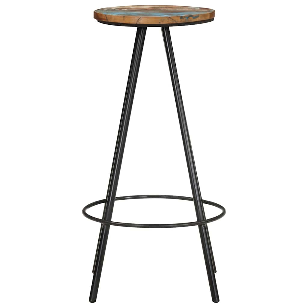 Barkrukken 2 st massief gerecycled hout is nu te koop bij PeponiXL, paradijselijk wonen!