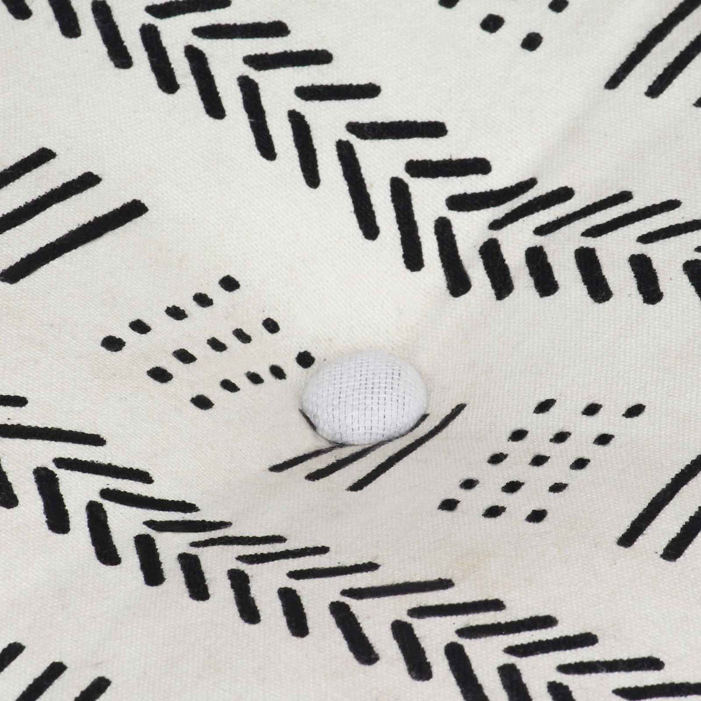 Pouffes Geometrisch Grijs en Wit 40 x 40 x 40 cm Stof is nu te koop bij PeponiXL, paradijselijk wonen!