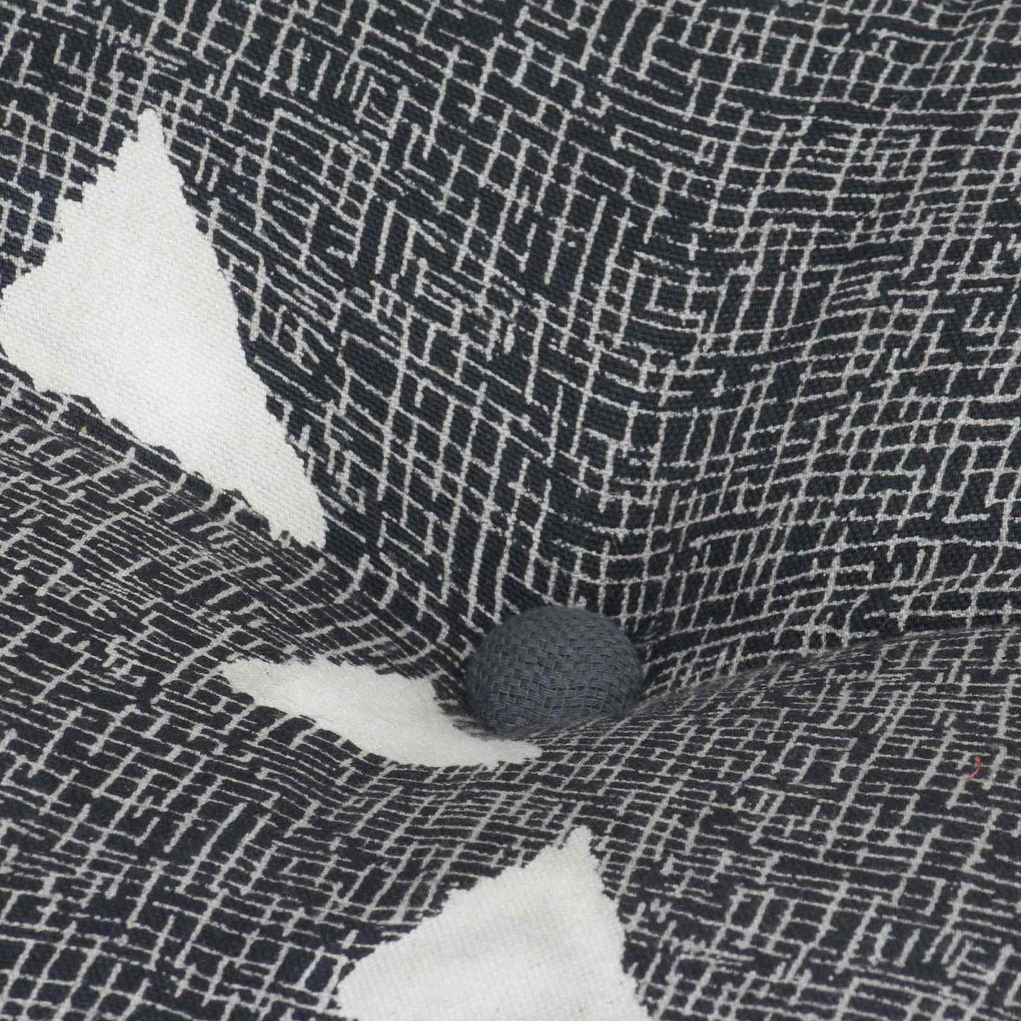 Pouffes Geometrisch Grijs en Wit 40 x 40 x 40 cm Stof is nu te koop bij PeponiXL, paradijselijk wonen!