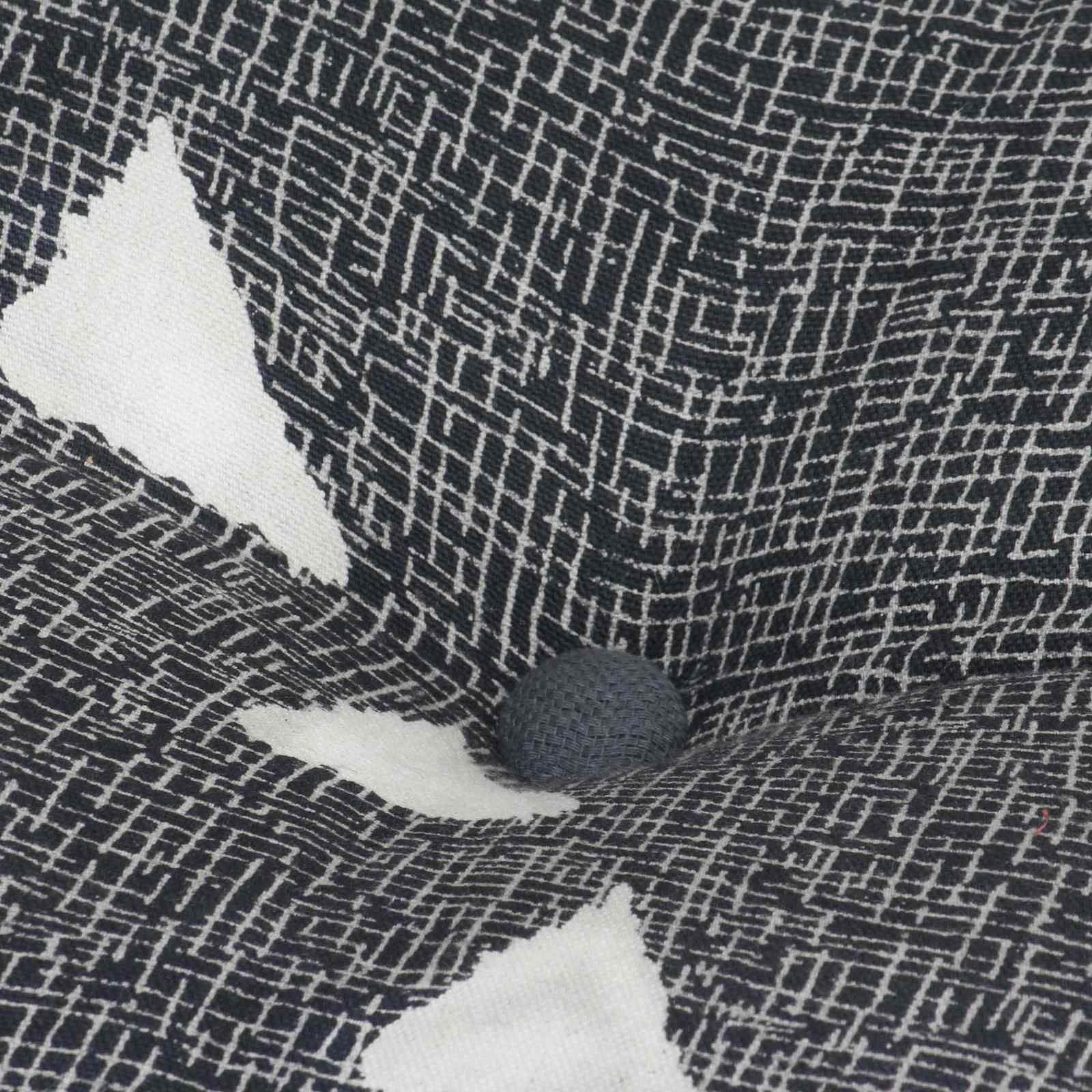 Pouffes Geometrisch Grijs en Wit 40 x 40 x 40 cm Stof is nu te koop bij PeponiXL, paradijselijk wonen!