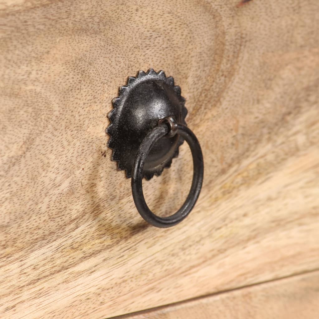 Bijzettafel 65x40x76 cm massief mangohout is nu te koop bij PeponiXL, paradijselijk wonen!