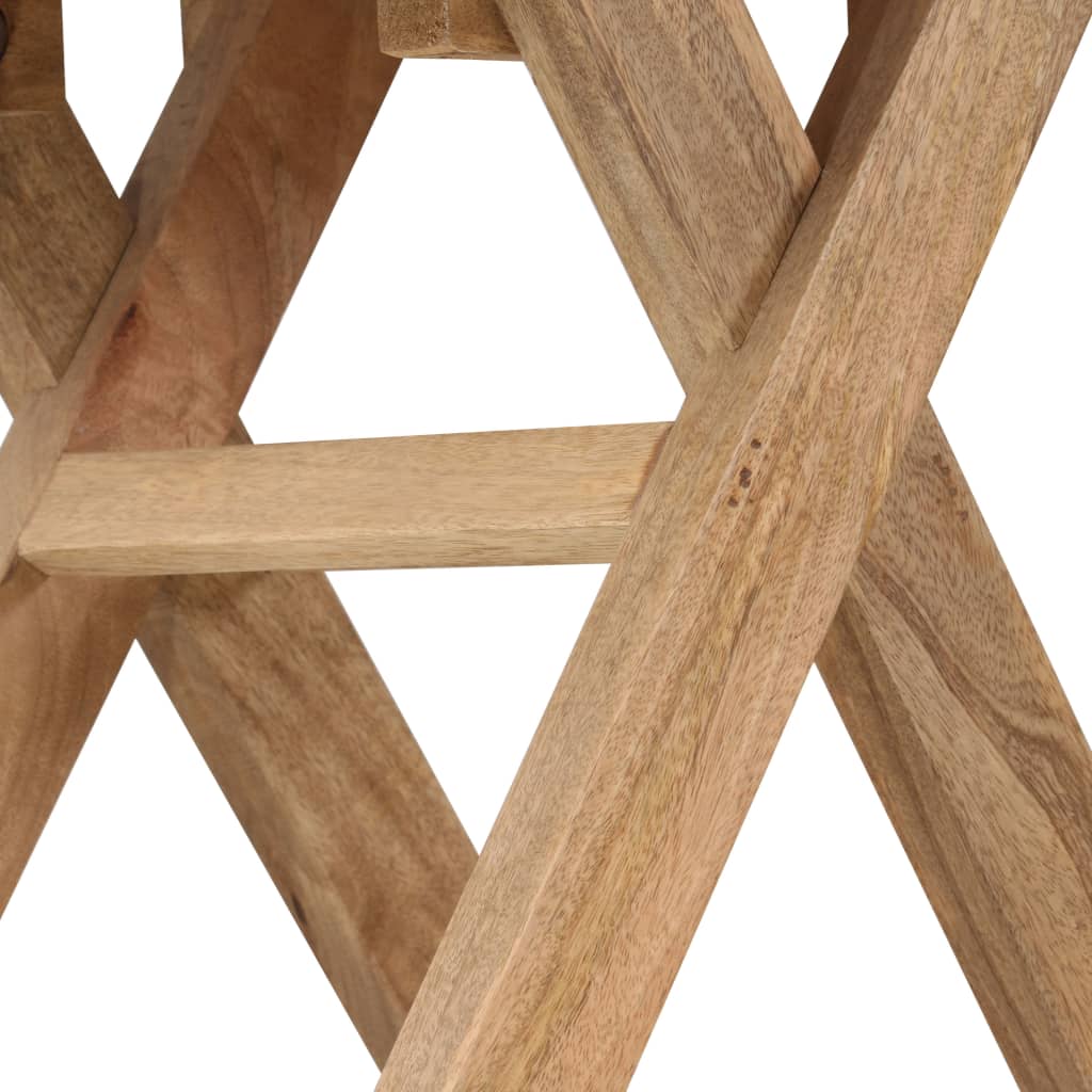 Bijzettafel 65x40x76 cm massief mangohout is nu te koop bij PeponiXL, paradijselijk wonen!