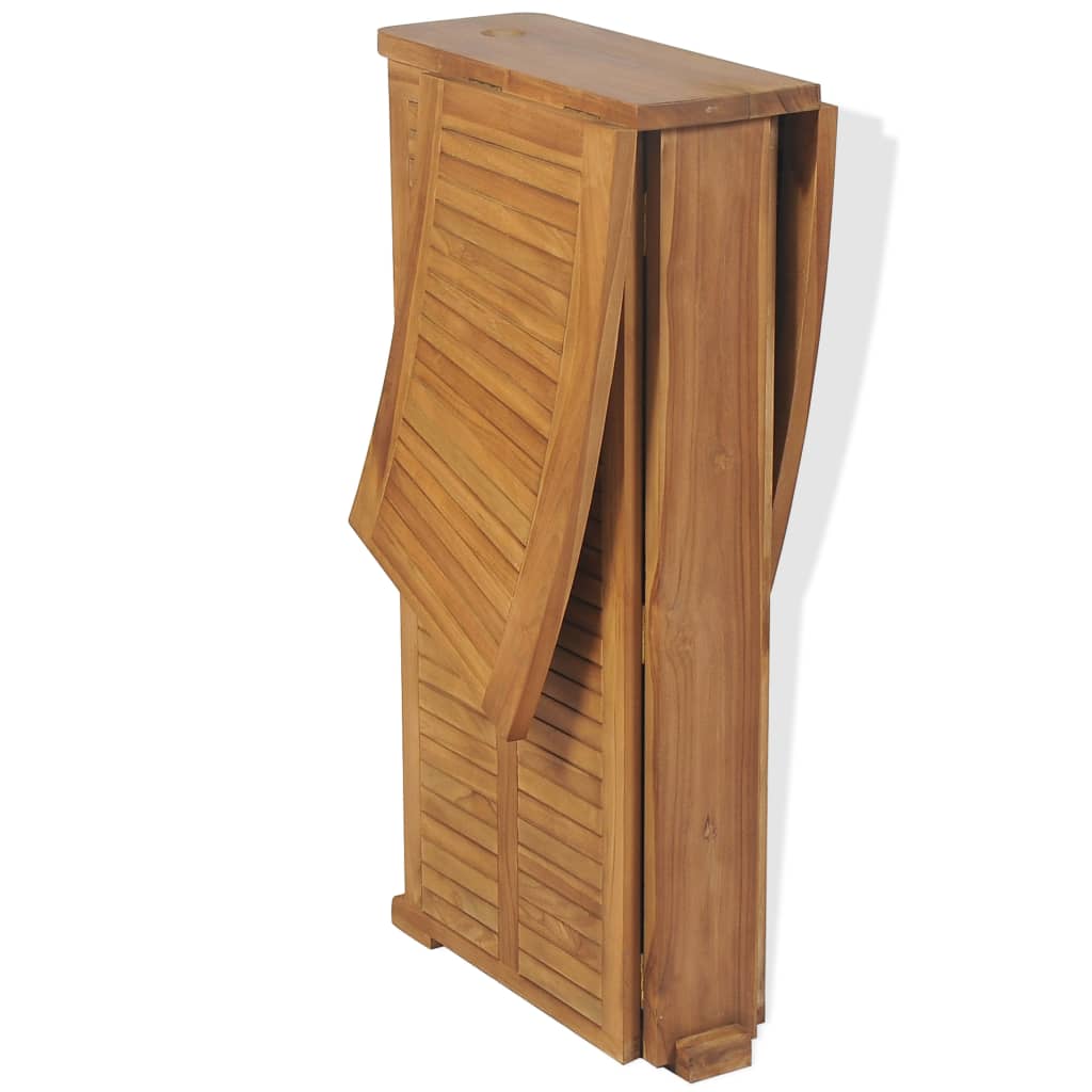 Bartafel inklapbaar 155x53x105 cm massief teakhout is nu te koop bij PeponiXL, paradijselijk wonen!