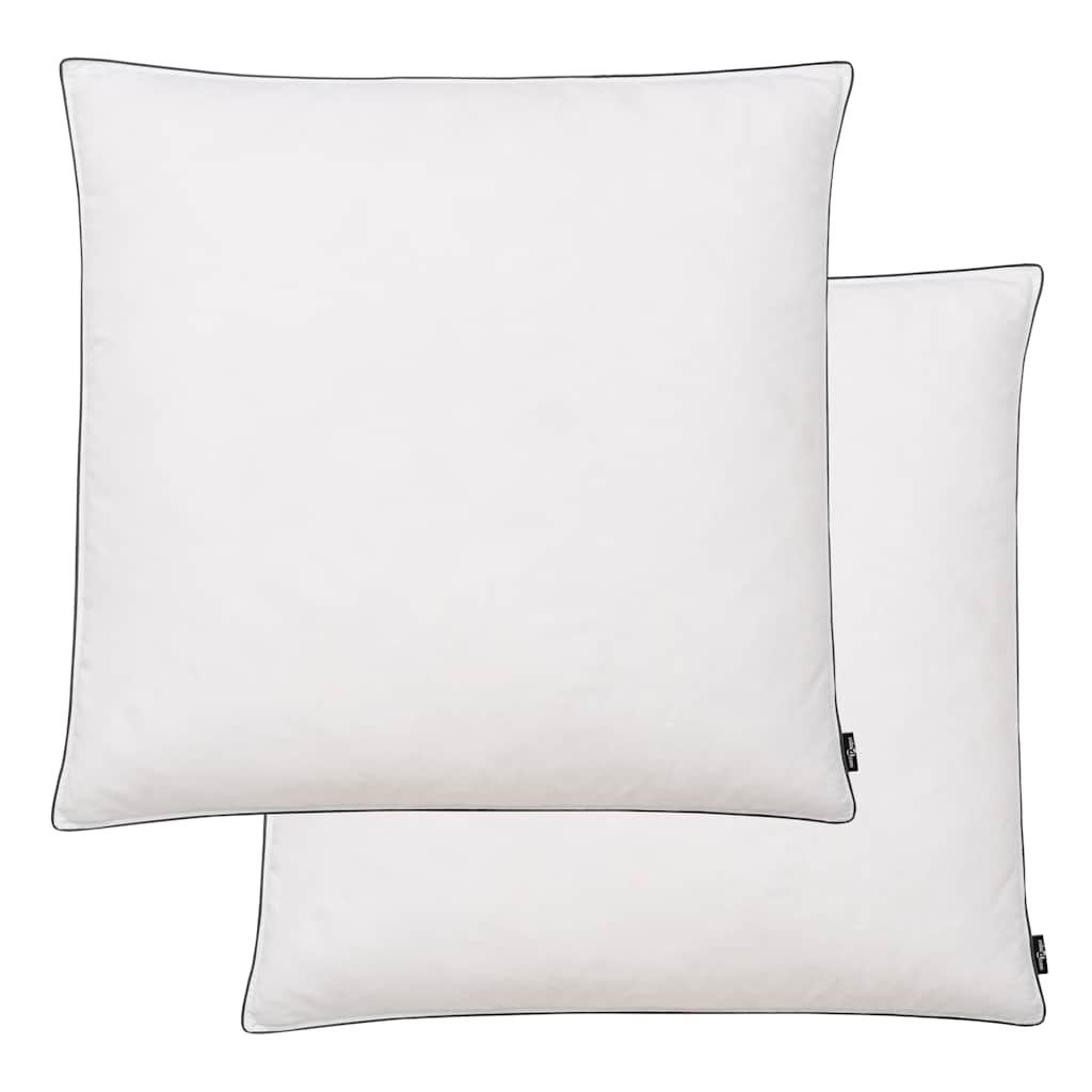 Kussens 2 st licht 80x80 cm dons-/verenvulling wit is nu te koop bij PeponiXL, paradijselijk wonen!