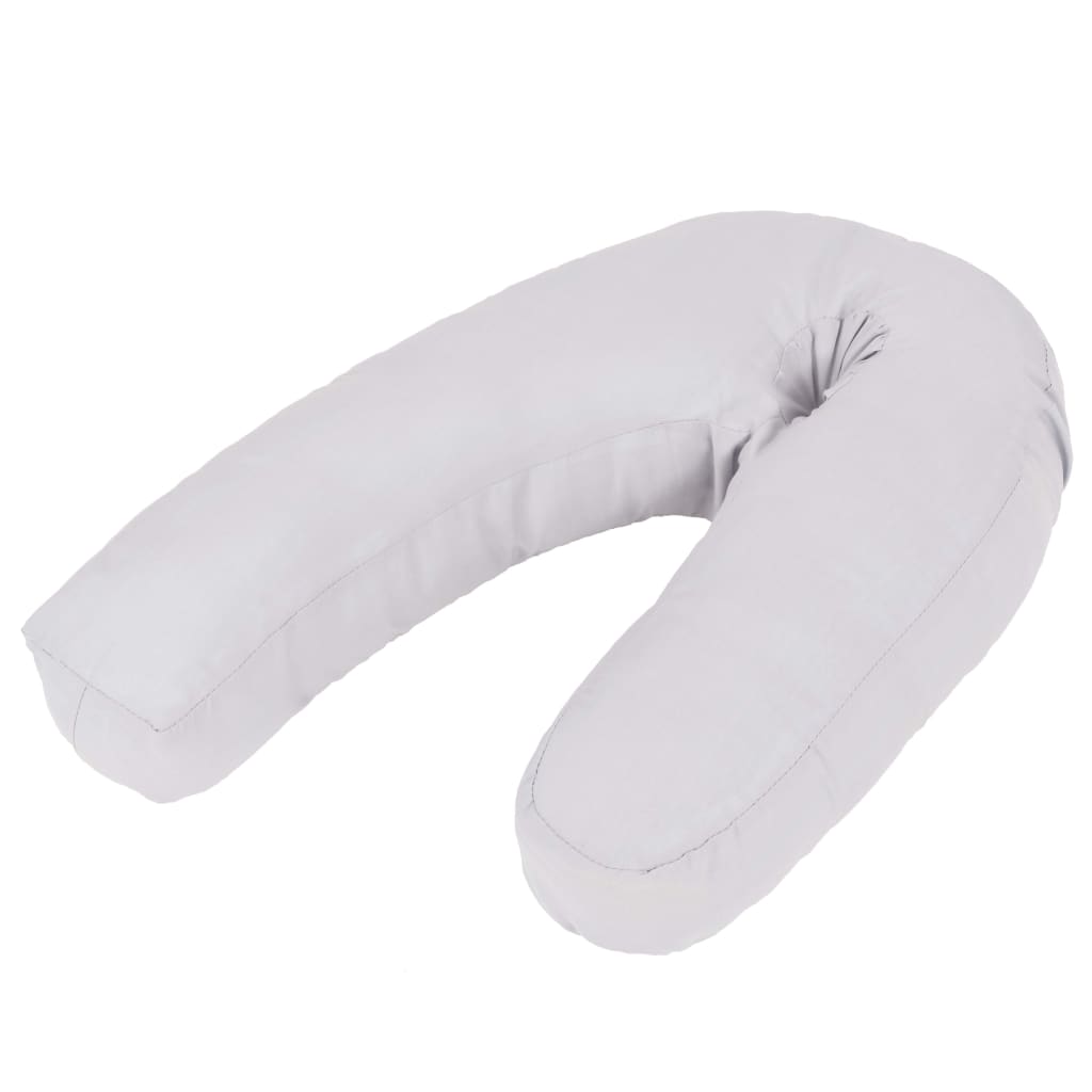 Zwangerschapskussen J-vormig 54x(36-43) cm grijs is nu te koop bij PeponiXL, paradijselijk wonen!