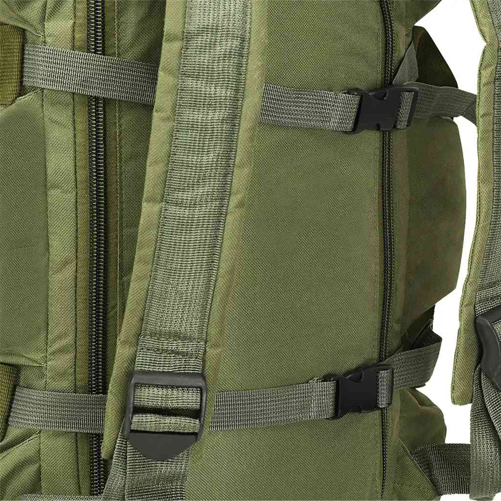 Plunjezak 3-in-1 legerstijl 45 L olijfgroen is nu te koop bij PeponiXL, paradijselijk wonen!