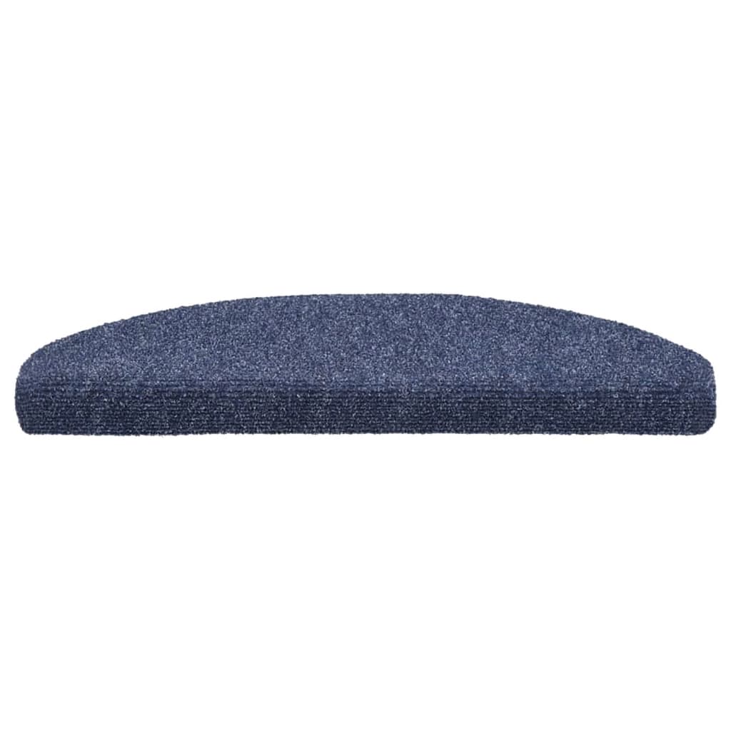 Trapmatten Zelfklevend 15 stuks 65x21x4 cm Blauw Halfrond Groot is nu te koop bij PeponiXL, paradijselijk wonen!