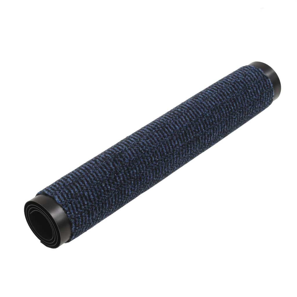 Droogloopmat rechthoekig getuft 80x120 cm blauw is nu te koop bij PeponiXL, paradijselijk wonen!
