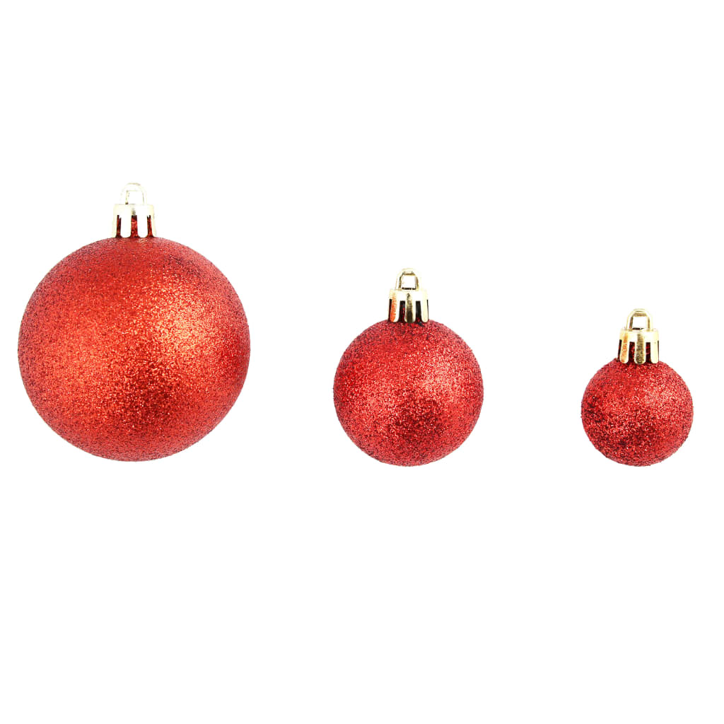 100-delige Kerstballenset 3/4/6 cm rood is nu te koop bij PeponiXL, paradijselijk wonen!