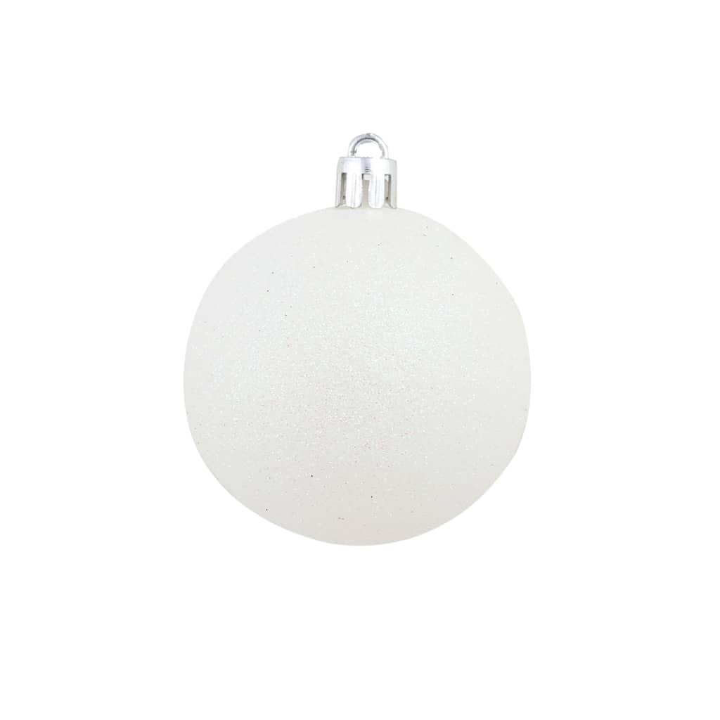 100-delige Kerstballenset 3/4/6 cm wit/grijs is nu te koop bij PeponiXL, paradijselijk wonen!