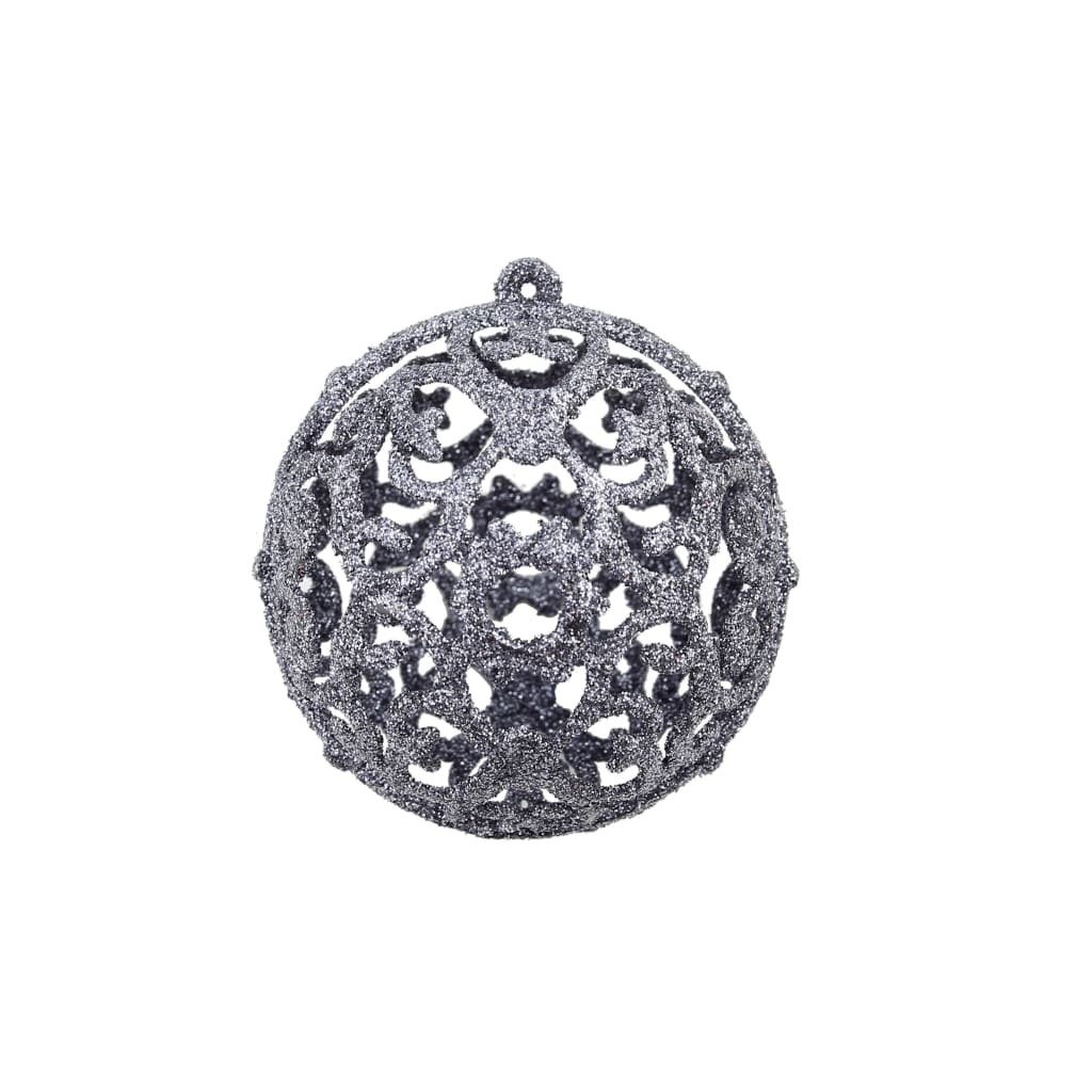 100-delige Kerstballenset 3/4/6 cm wit/grijs is nu te koop bij PeponiXL, paradijselijk wonen!