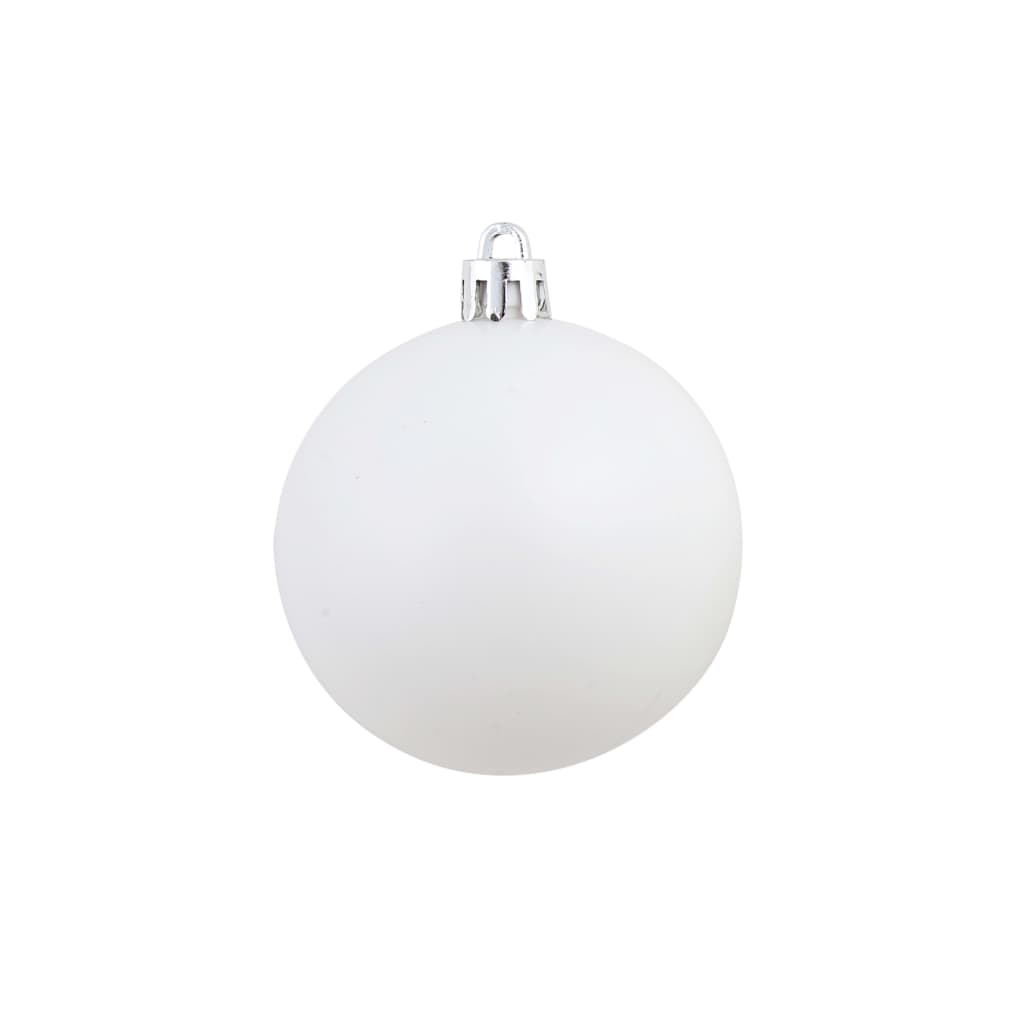 100-delige Kerstballenset 3/4/6 cm wit/grijs is nu te koop bij PeponiXL, paradijselijk wonen!