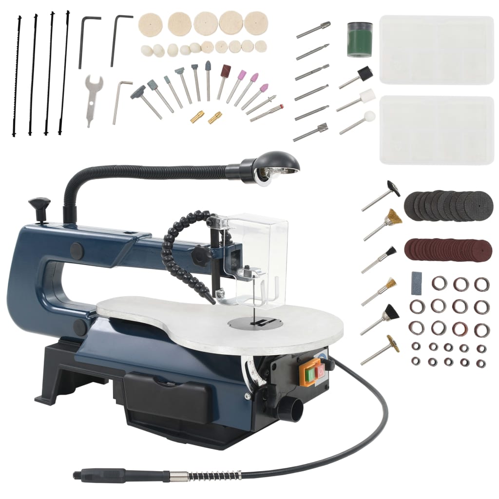 Figuurzaagmachineset 125 W 252 mm 108-delig is nu te koop bij PeponiXL, paradijselijk wonen!