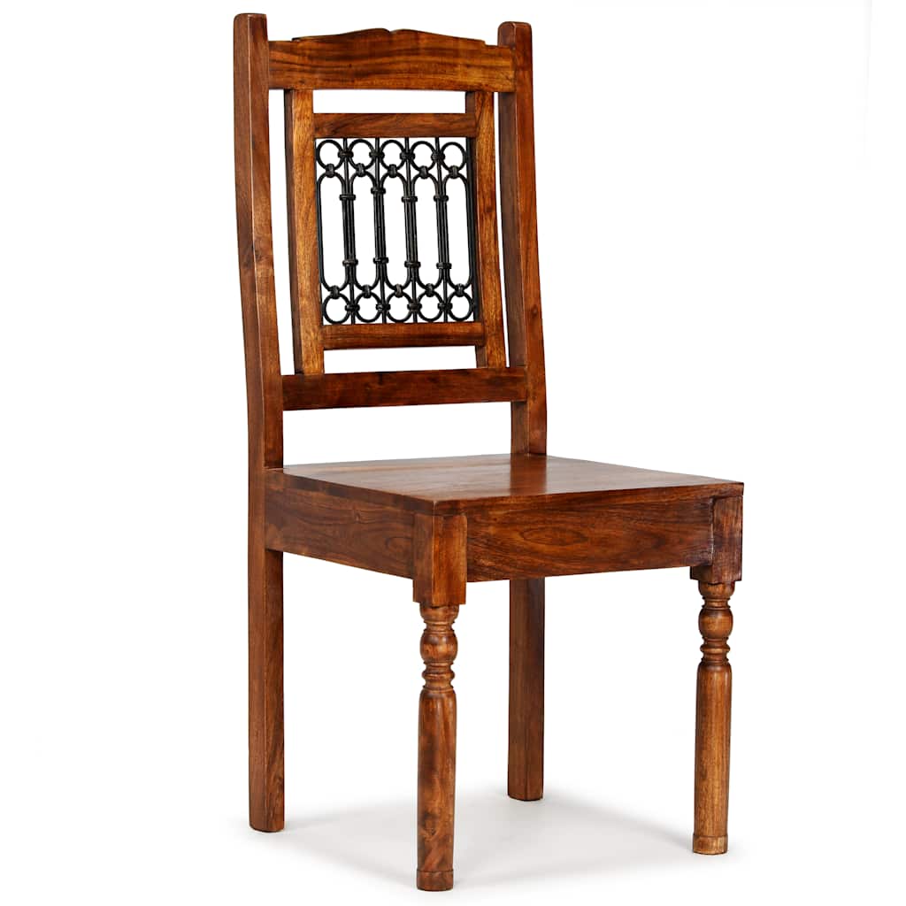 Eetkamerstoelen 2 st klassiek hout met honingafwerking is nu te koop bij PeponiXL, paradijselijk wonen!