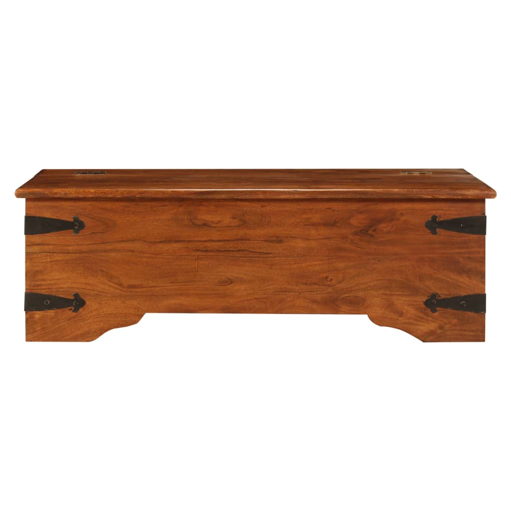 Salontafel 110x55x35 cm massief acaciahout met honingafwerking is nu te koop bij PeponiXL, paradijselijk wonen!