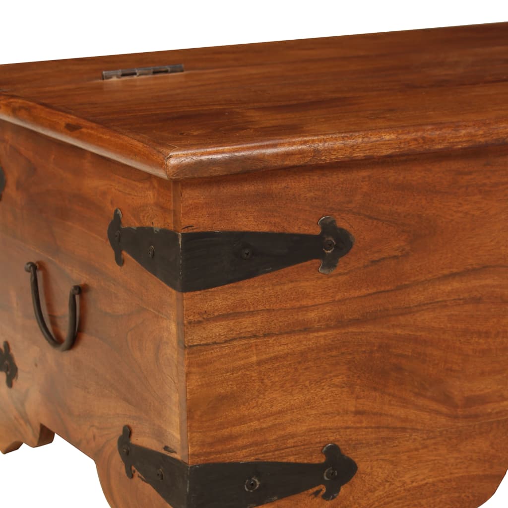 Salontafel 110x55x35 cm massief acaciahout met honingafwerking is nu te koop bij PeponiXL, paradijselijk wonen!