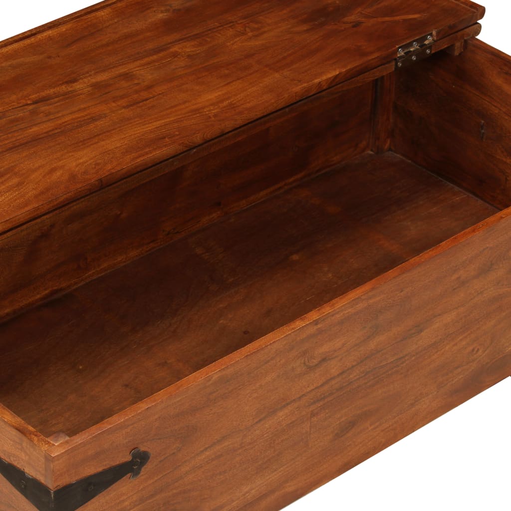 Salontafel 110x55x35 cm massief acaciahout met honingafwerking is nu te koop bij PeponiXL, paradijselijk wonen!