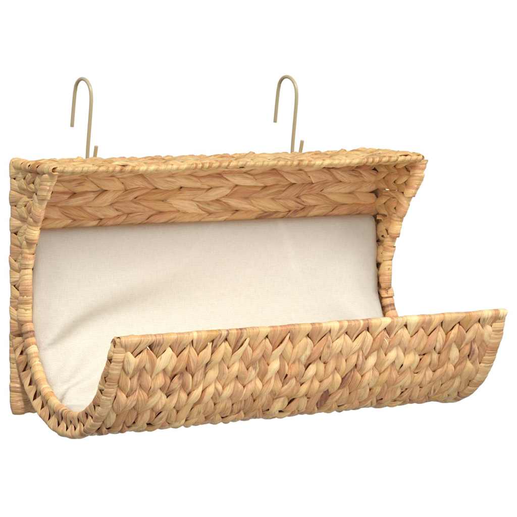 Kattenbed met kussen 37x20x20 cm waterhyacint is nu te koop bij PeponiXL, paradijselijk wonen!