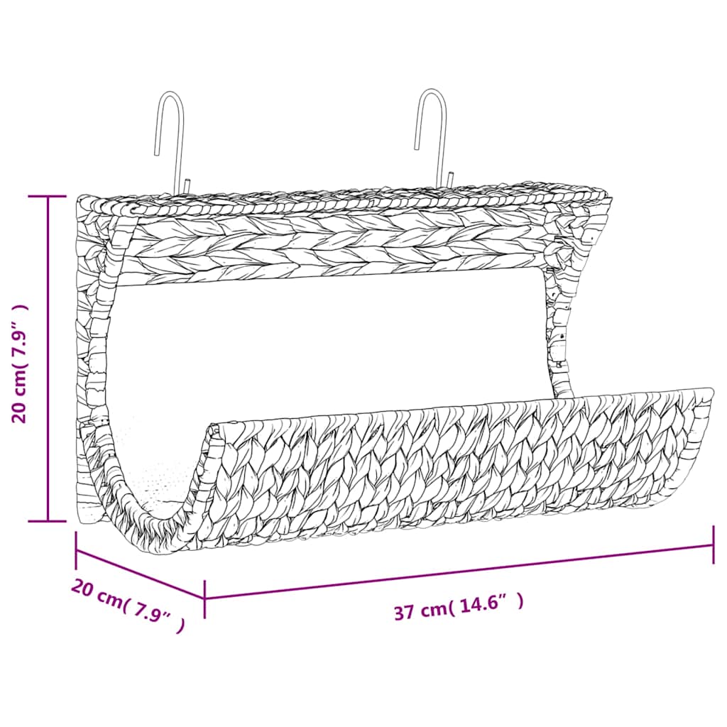 Kattenbed met kussen 37x20x20 cm waterhyacint is nu te koop bij PeponiXL, paradijselijk wonen!