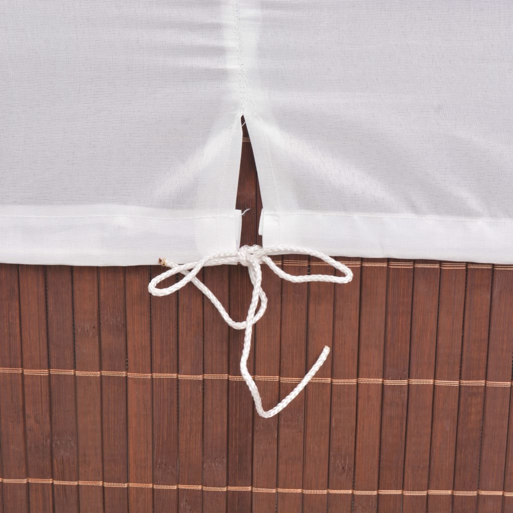 Wasmand rechthoekig bamboe bruin is nu te koop bij PeponiXL, paradijselijk wonen!