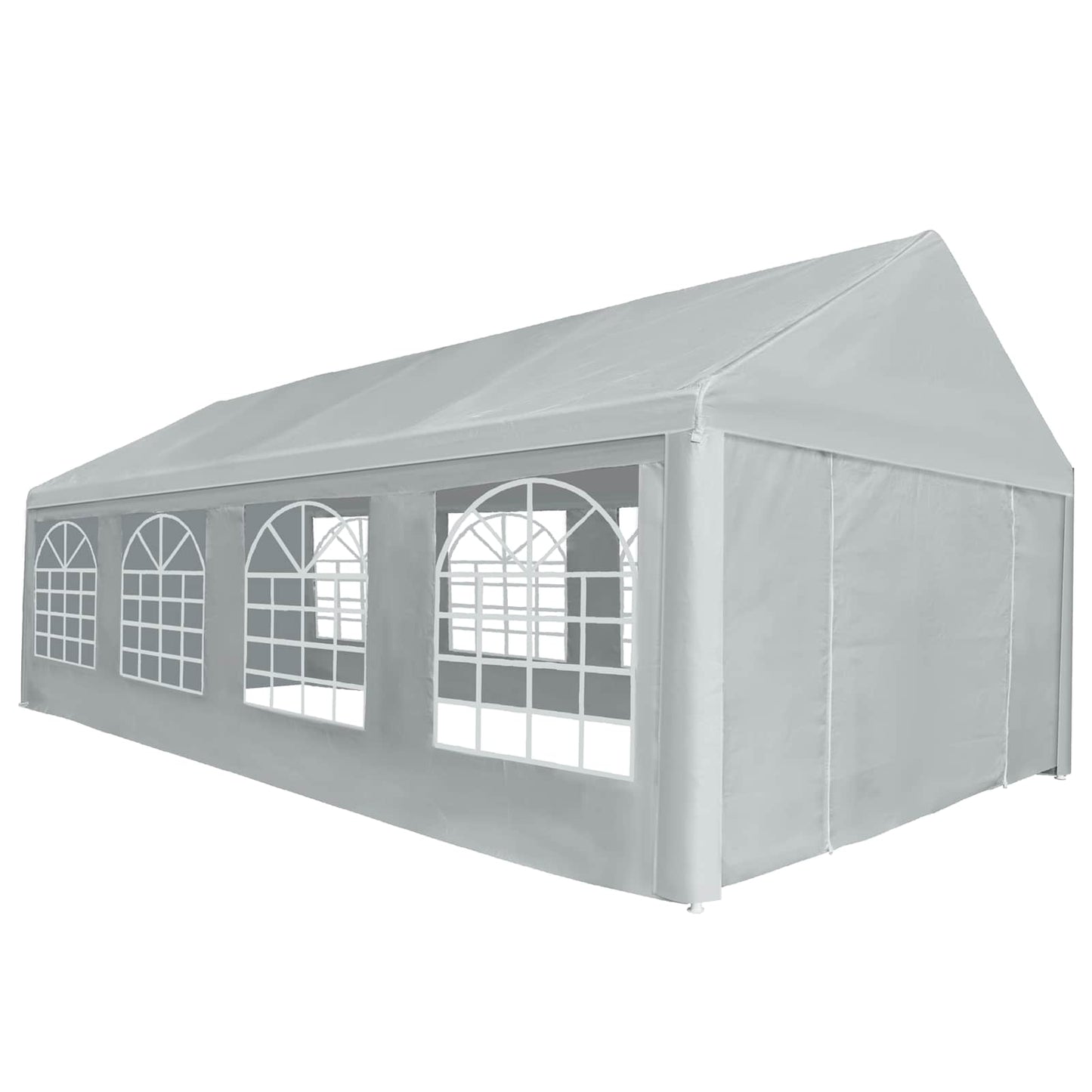 Tentdoek zonder frame Grijs 8 x 4 m PE