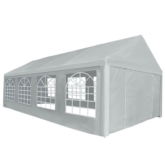 Tentdoek zonder frame Grijs 8 x 4 m PE is nu te koop bij PeponiXL, paradijselijk wonen!