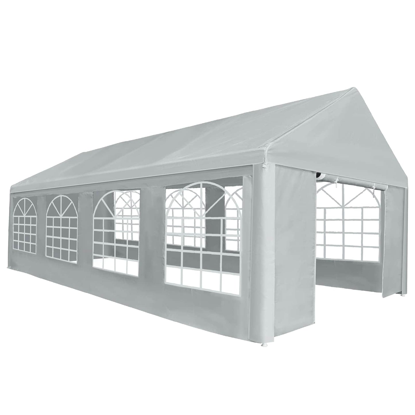 Tentdoek zonder frame Grijs 8 x 4 m PE