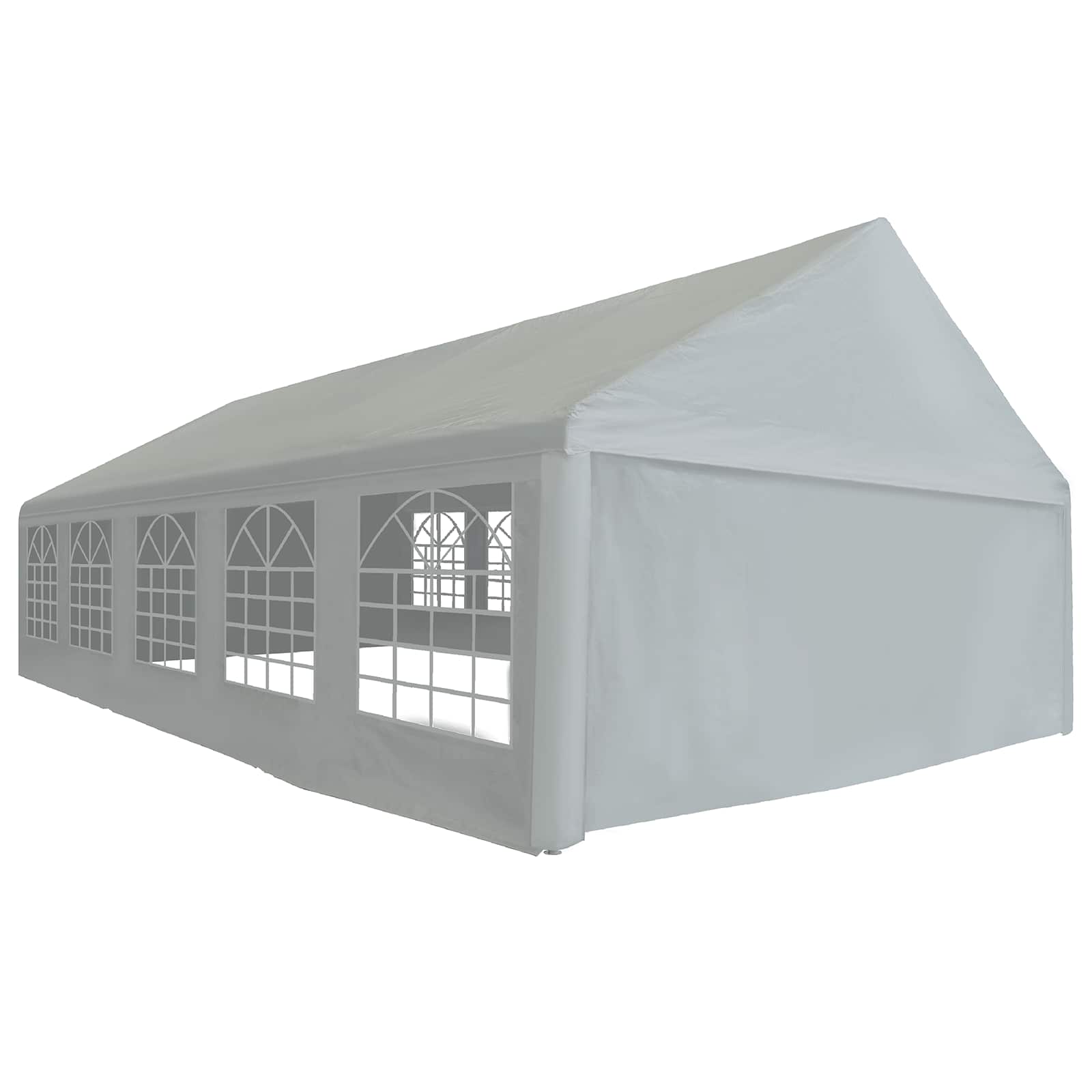 Tentdoek zonder frame Grijs 10 x 5 m PE is nu te koop bij PeponiXL, paradijselijk wonen!
