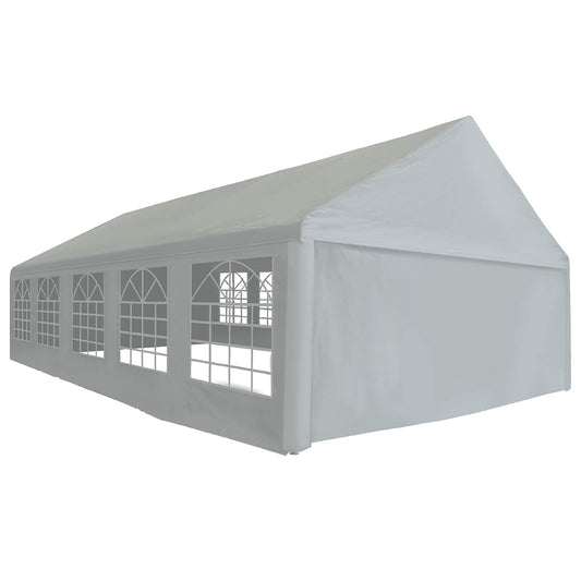 Tentdoek zonder frame Grijs 10 x 5 m PE is nu te koop bij PeponiXL, paradijselijk wonen!