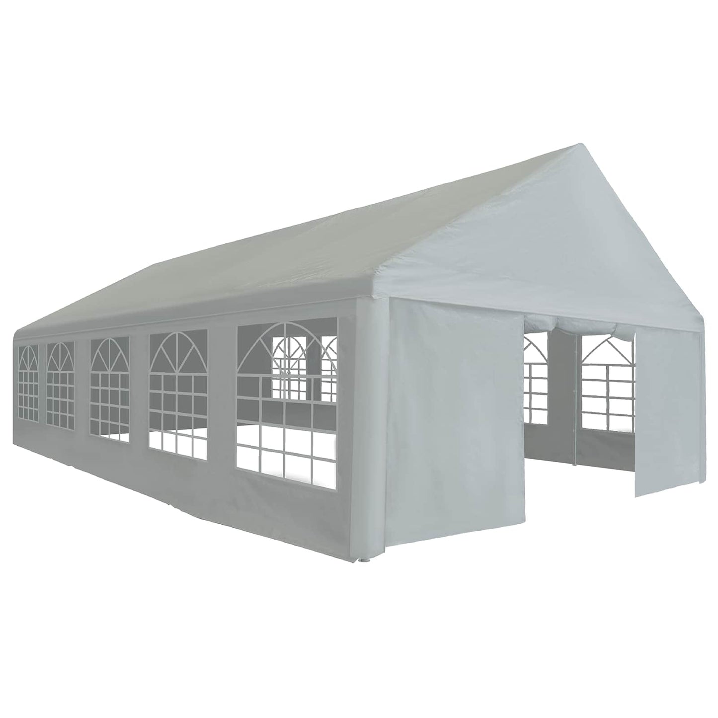 Tentdoek zonder frame Grijs 10 x 5 m PE is nu te koop bij PeponiXL, paradijselijk wonen!