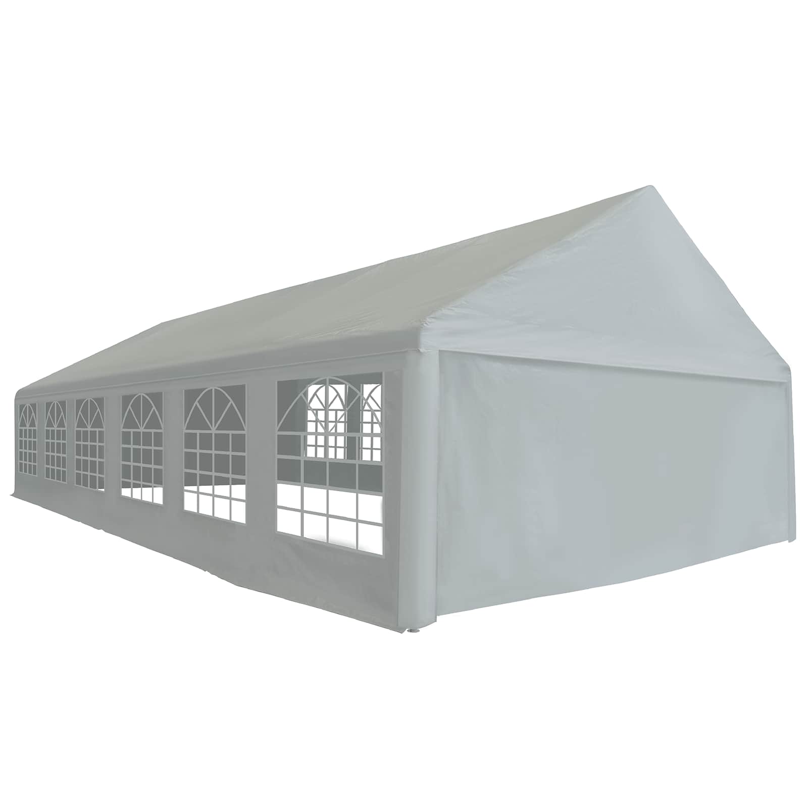 Tentdoek zonder frame Grijs 12 x 6 m PE is nu te koop bij PeponiXL, paradijselijk wonen!