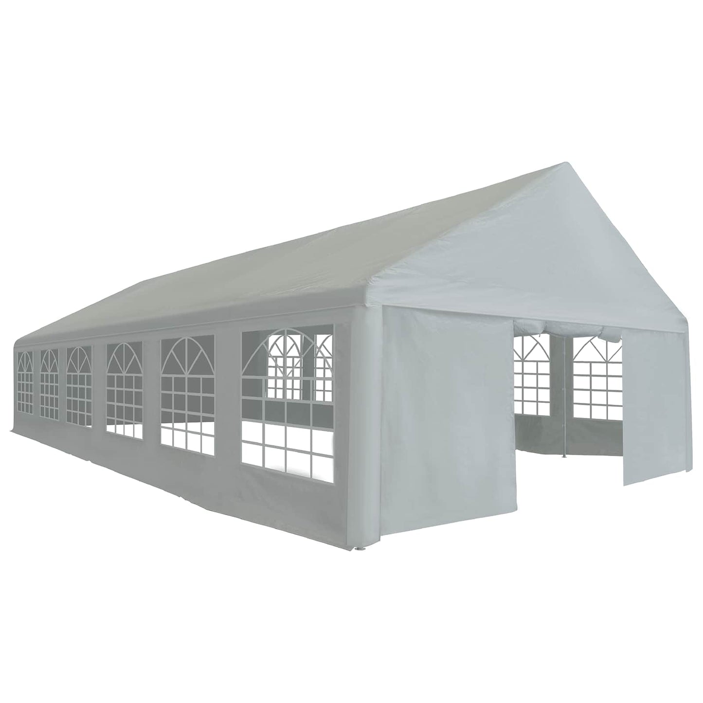 Tentdoek zonder frame Grijs 12 x 6 m PE is nu te koop bij PeponiXL, paradijselijk wonen!