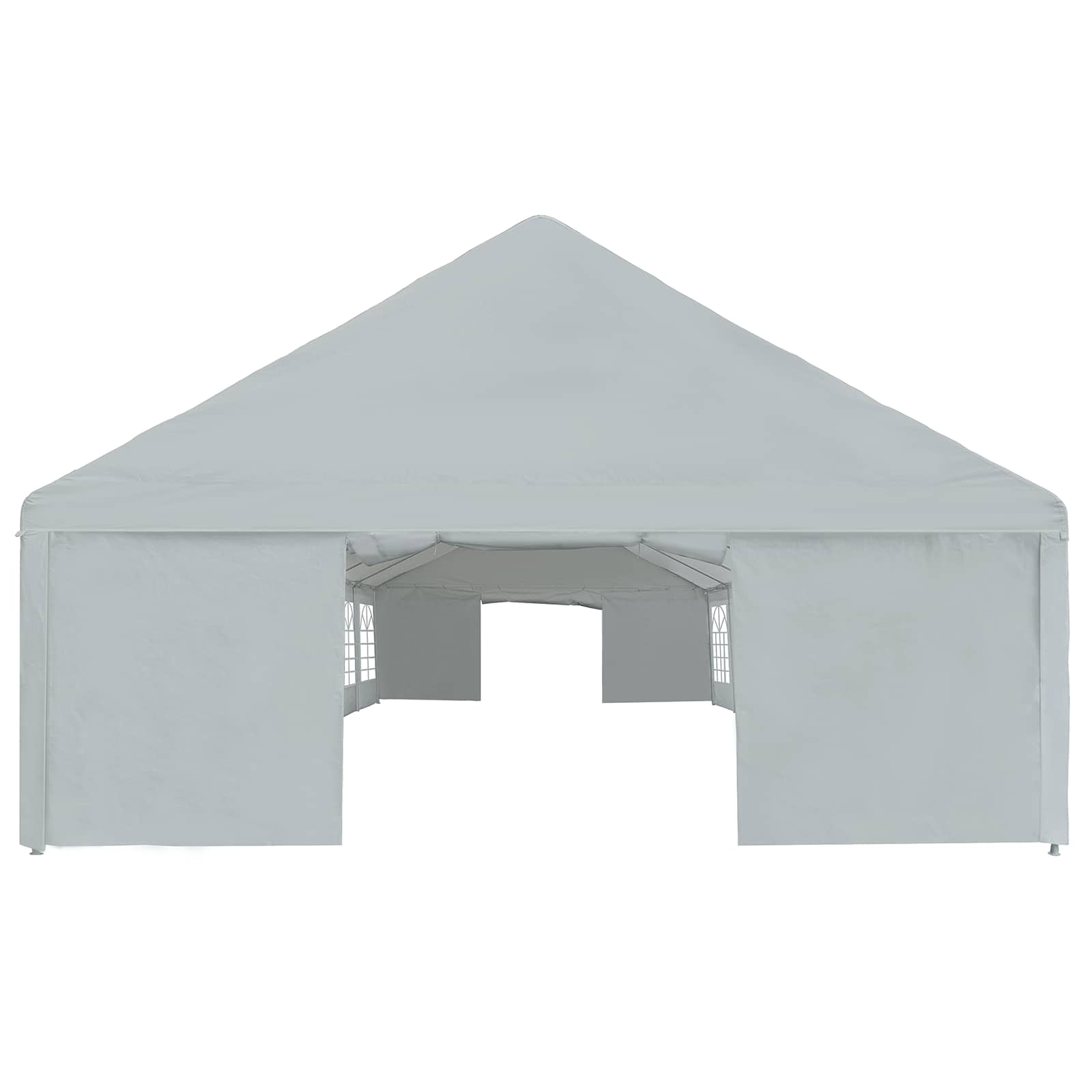 Tentdoek zonder frame Grijs 12 x 6 m PE is nu te koop bij PeponiXL, paradijselijk wonen!