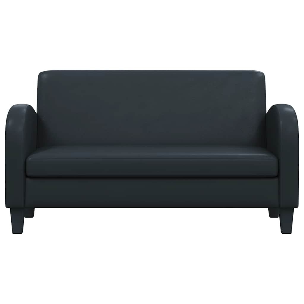 Tweezitsbank kunstleer zwart is nu te koop bij PeponiXL, paradijselijk wonen!
