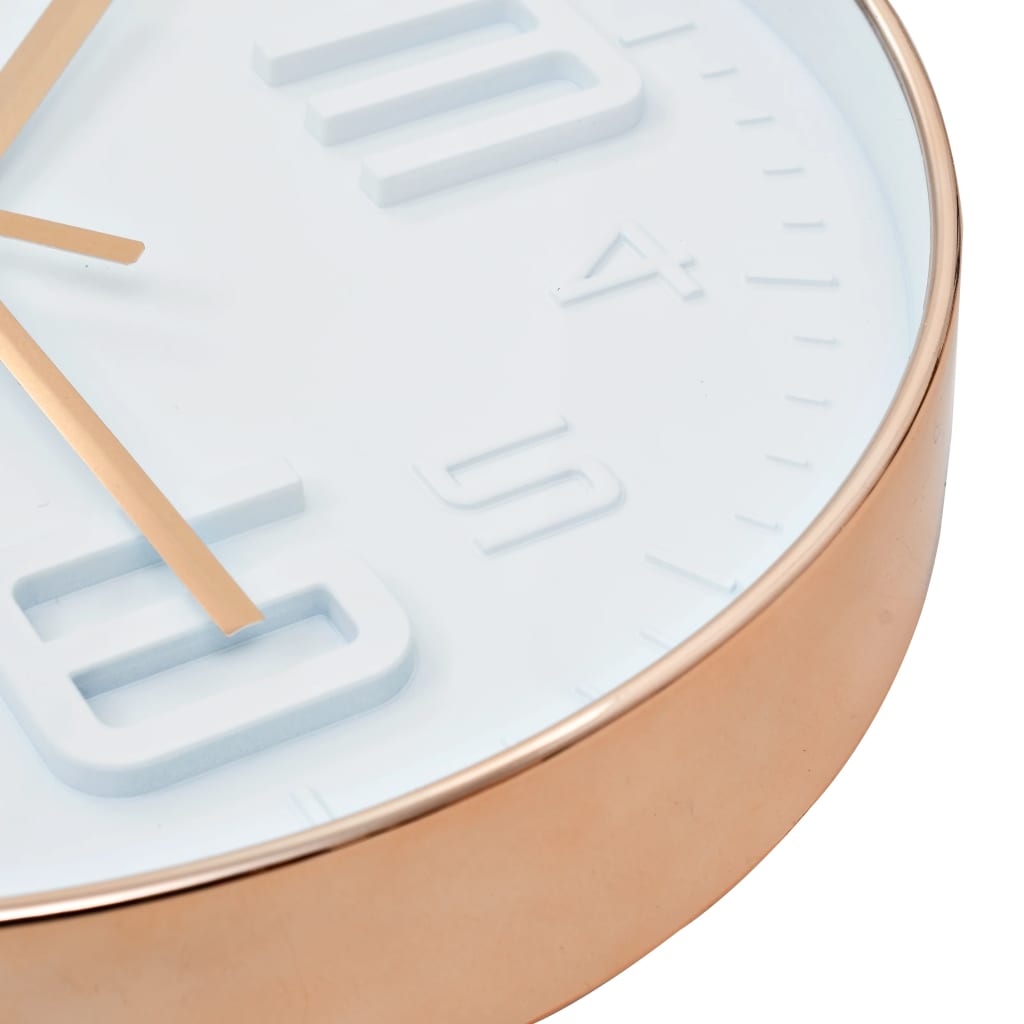 Wandklok koper-look 30 cm is nu te koop bij PeponiXL, paradijselijk wonen!