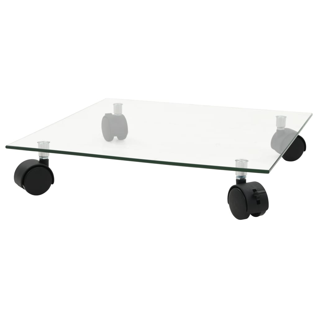 Plantenrollers vierkant 35x35 cm gehard glas 2 st is nu te koop bij PeponiXL, paradijselijk wonen!